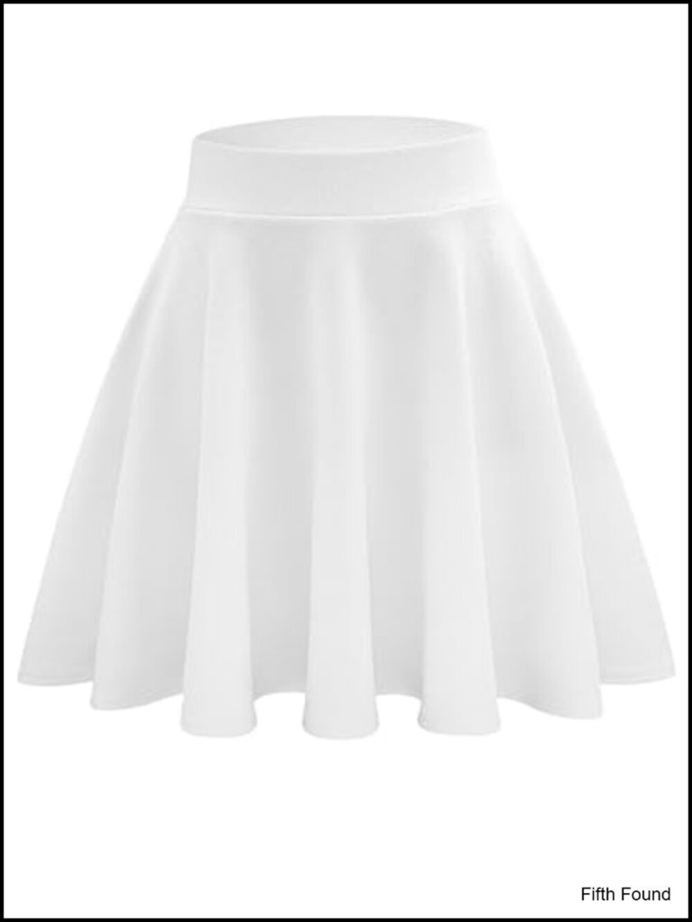 Women's Flared A-Line Skort with Built-in Shorts High Waisted Mini Skirt